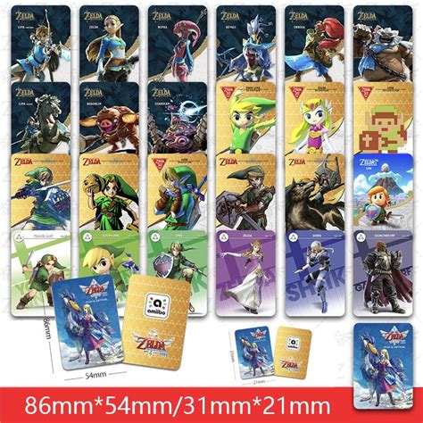 nfc cards breath of the wild|Legend of Zelda Amiibo Cards.